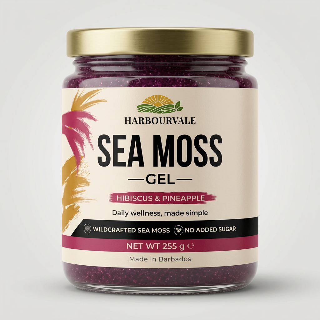 Seamoss Gel Hibiscus Pineapple